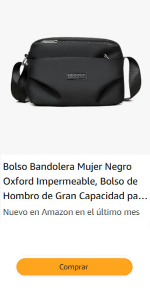 Bolso Bandolera Negro