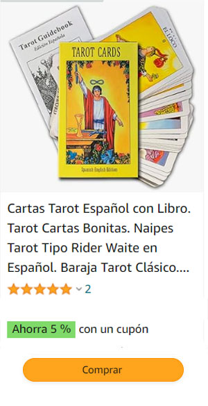 Cartas de Tarot Tipo Rider Waite en Español con Librillo de Significados